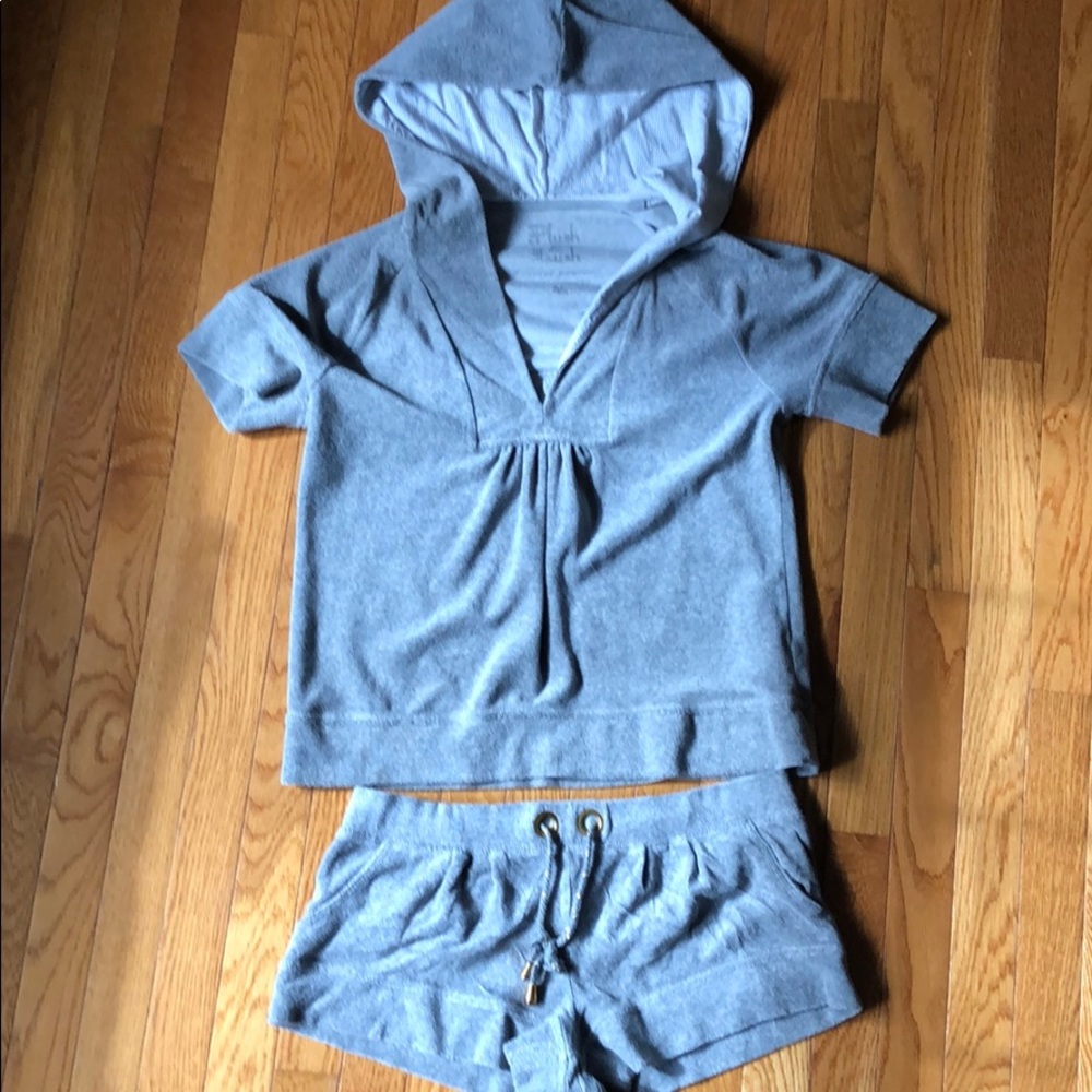 Victoria’s Secret hooded shirt/shorts combo